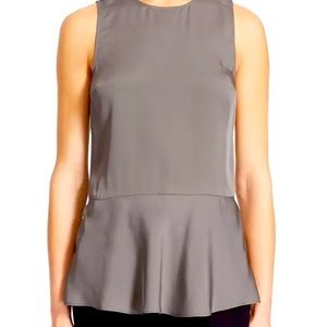 Theory 'Nicella' Sleeveless Silk Georgette Top